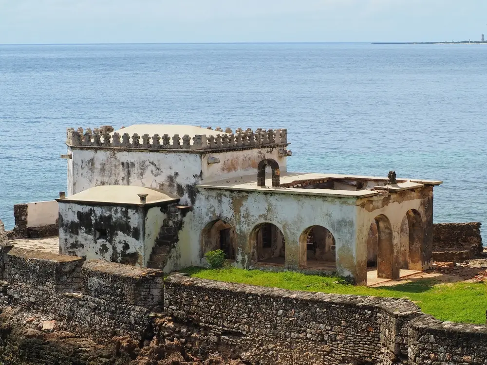 Historische Festung São Sebastião auf der Ilha de Moçambique am Indischen Ozean in Mosambik