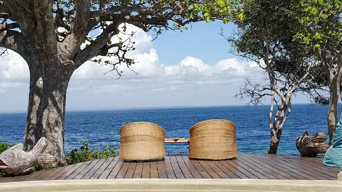 Azura Quilalea Private Island mit Strandvilla und Korallenriff im Quirimbas-Archipel in Mosambik